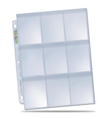 UP - Secure Platinum - 9-Pocket Pages (3 Hole) - 100 Pages