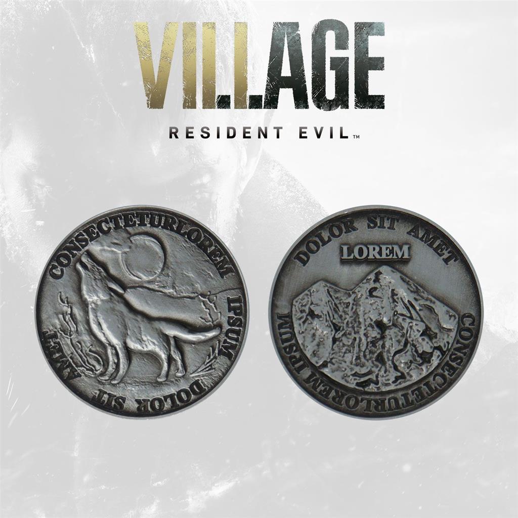 Resident Evil VIII Currency Replica Limited Edition Coin