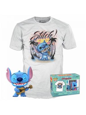 Funko POP & Tee: Ukelele Stitch (L)