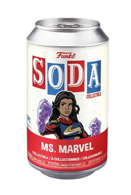 Funko Vinyl SODA: Marvel - Ms. Marvel med Chase Figur