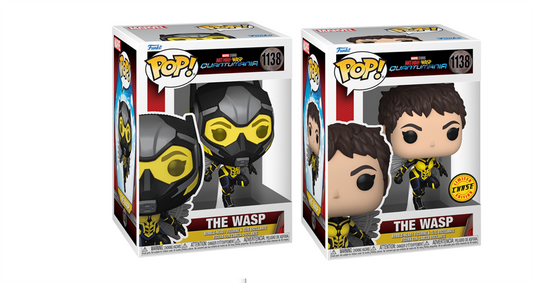 Funko POP Vinyl: Quantumania - The Wasp med Chase Figur