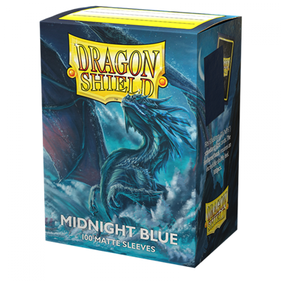 Dragon Shield Standard Matte Sleeves - Midnight Blue (100 Sleeves)