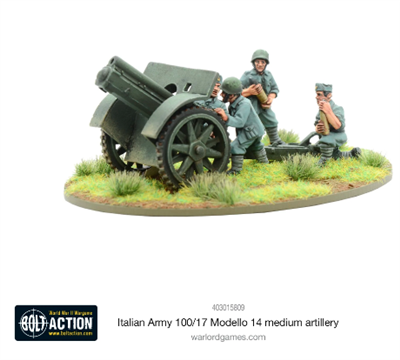 Bolt Action - Italiensk Armé 100/17 Modello 14 Mellanartilleri