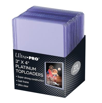 Ultra Clear Platinum Toploader 25-pack 3" x 4"