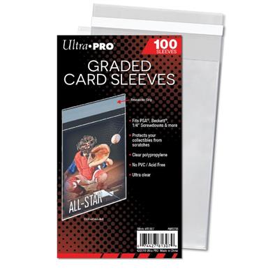 UP - Standard Sleeves - Graded Card Sleeves Resealable (100 Sleeves)