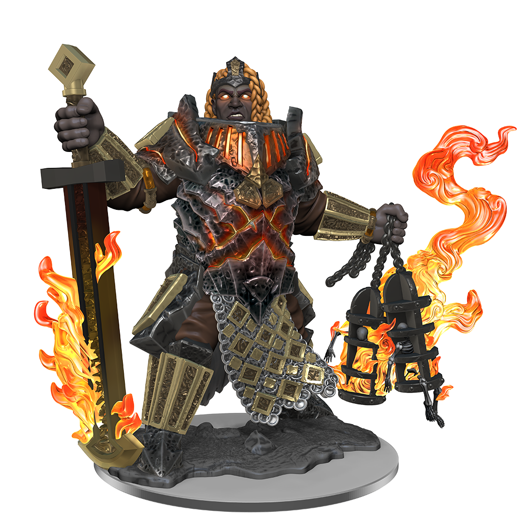 D&D Frameworks: Fire Giant Miniatures