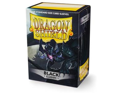 Dragon Shield Standard Sleeves - Black (100 Sleeves)