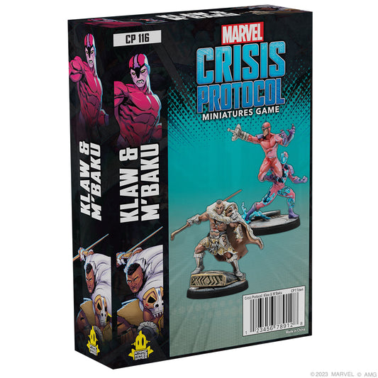 Marvel Crisis Protocol: Klaw och M’Baku - EN