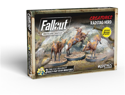 Fallout: Wasteland Warfare - Radstag Herd Miniatyrset