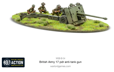 Bolt Action - Brittisk Armé 17 pdr anti-tank kanon