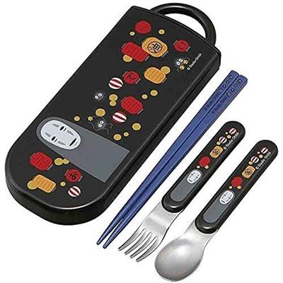 Ghibli - Ätpinnar Spoon Fork Set No Face & Lantern - Spirited Away