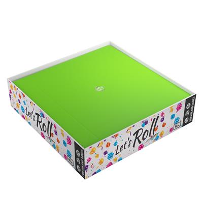 Gamegenic - Magnetic Dice Tray Square Black/Green