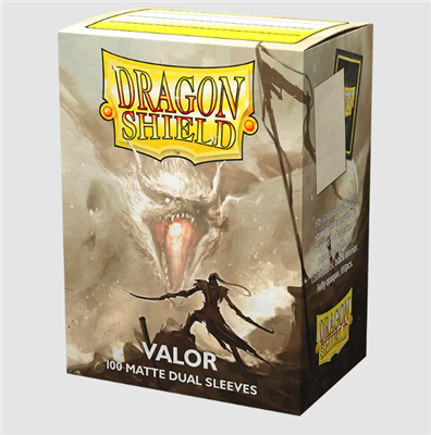 Dragon Shield Standard Storlek Matte Dual Sleeves - Valor (100 Sleeves)