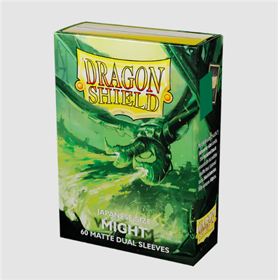 Dragon Shield Japansk Storlek Matte Dual Sleeves - Might (60 Sleeves)