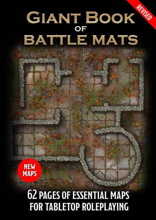 Giant Book of Battle Mats (Revised) - A3 to A2 RPG Maps