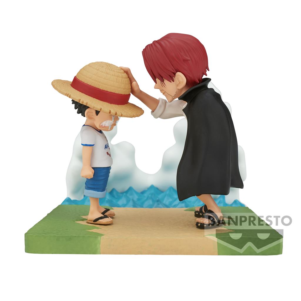 One Piece World Collectable Figur Log Stories-Monkey.D.Luffy&Shanks-