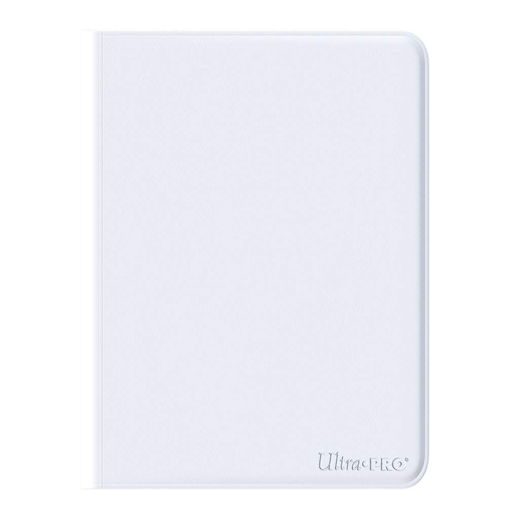 UP - Vivid 4-Pocket Zippered PRO-Binder: White