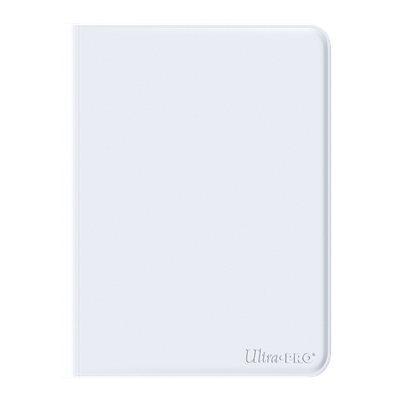 UP - Vivid 4-Pocket Zippered PRO-Binder: White