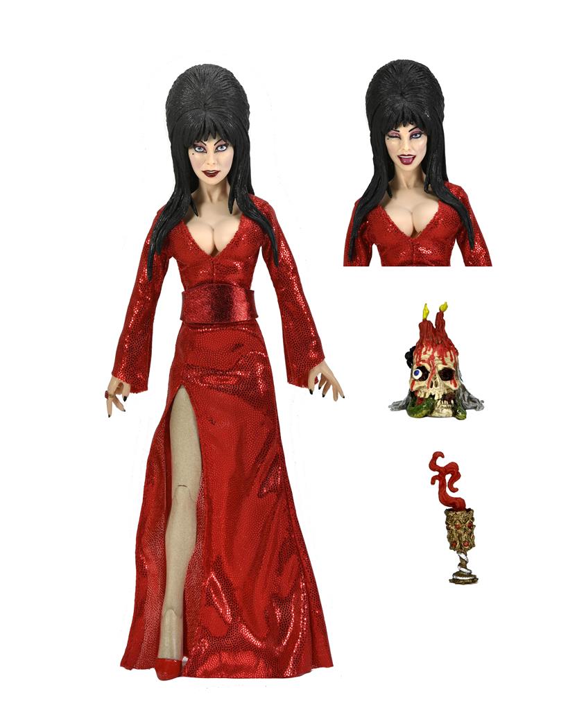 Elvira – 8” Clothed Actionfigur – Elvira Red