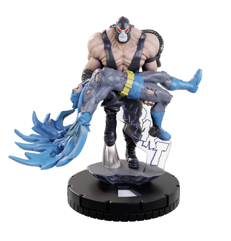 DC HeroClix Knightfall - Samling av Batman, Bane och Azrael