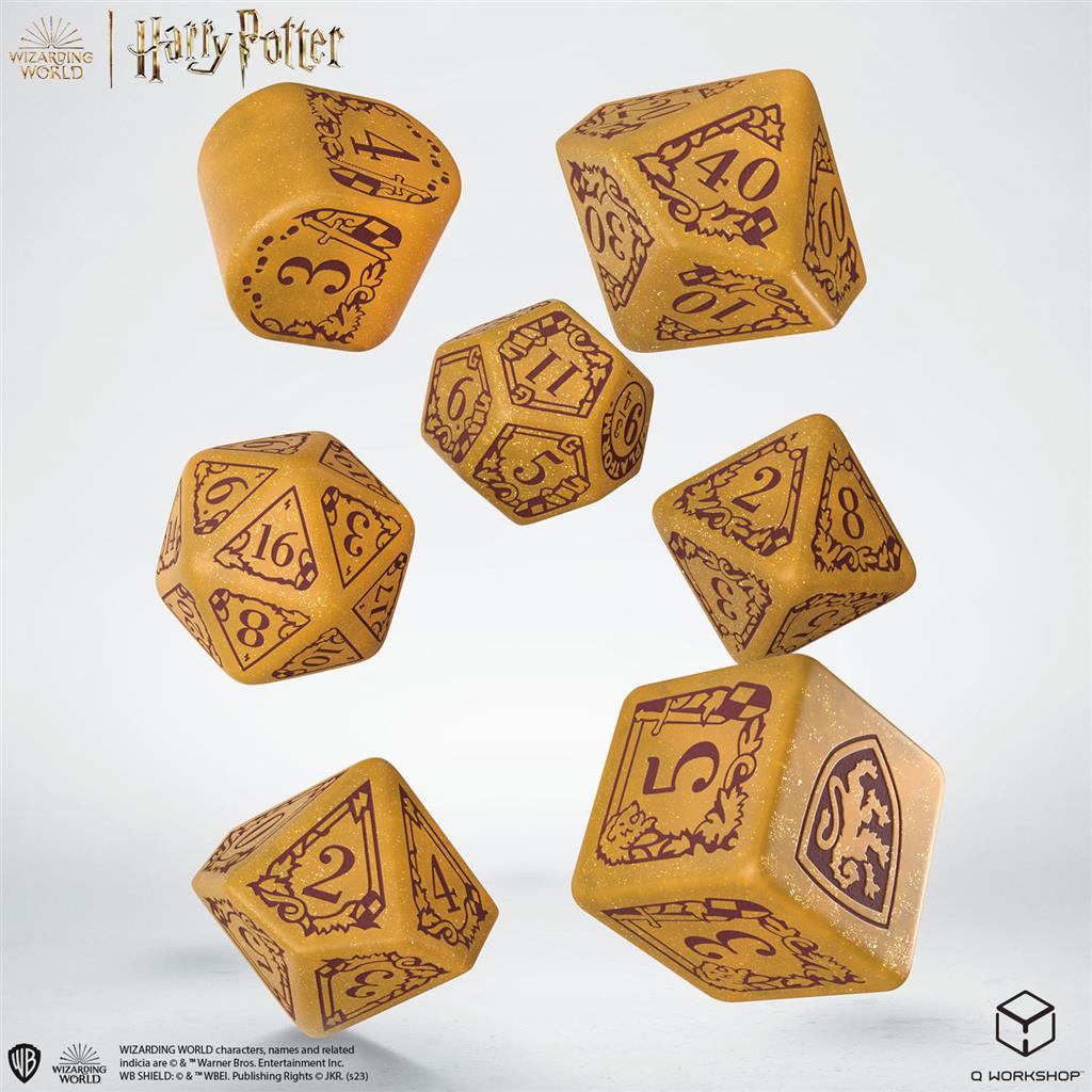 Harry Potter Gryffindor Modern Dice Set - Gold