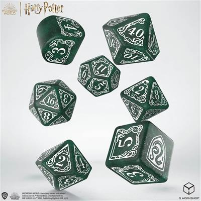 Harry Potter. Slytherin Modern Dice Set - Green