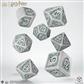 Harry Potter. Slytherin Modern Dice Set - White