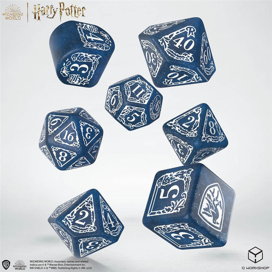 Harry Potter. Ravenclaw Modern Dice Set - Blue