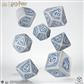 Harry Potter. Ravenclaw Modern Dice Set - White