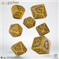 Harry Potter. Hufflepuff Modern Dice Set - Yellow