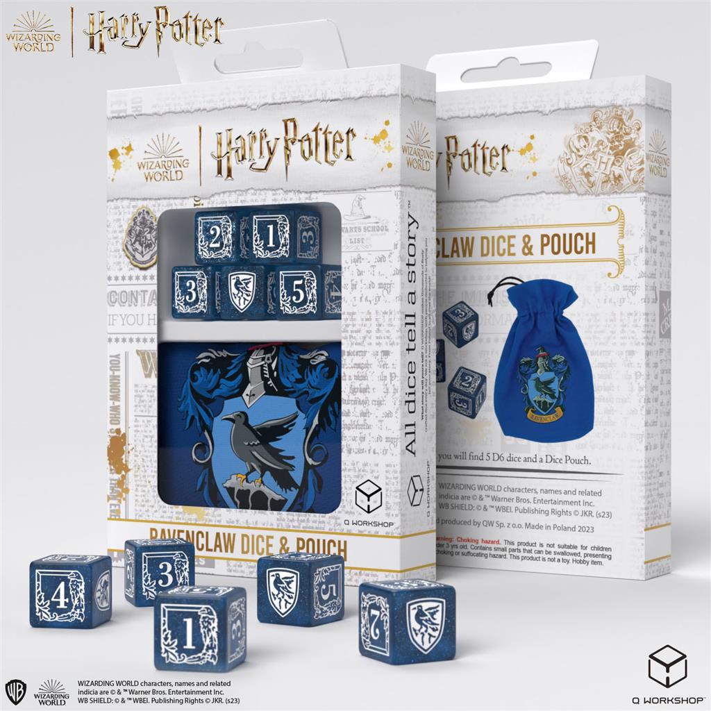 Harry Potter Ravenclaw Tärningar och Pouch