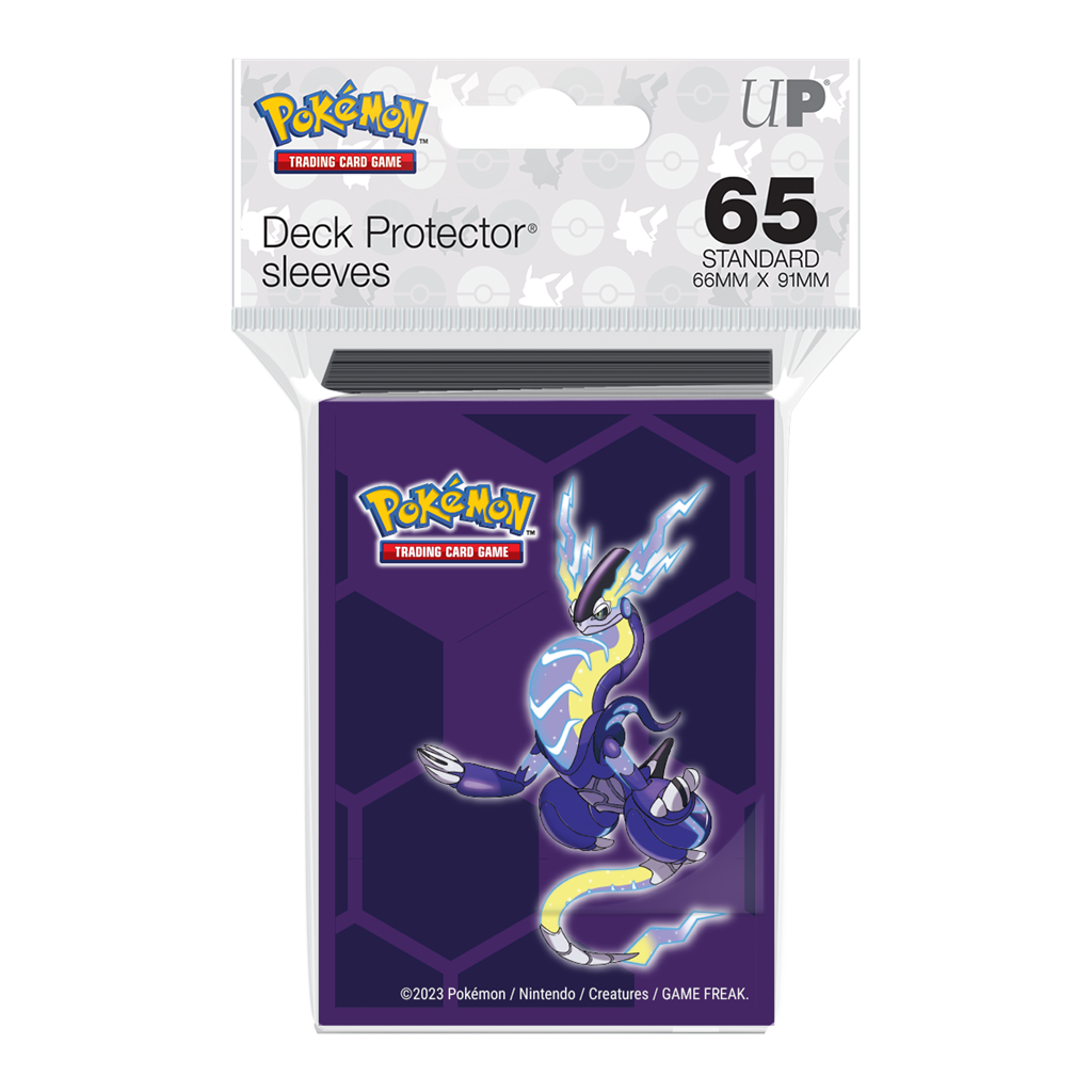 UP - Miraidon Deck Protectors for Pokemon (65 Sleeves)