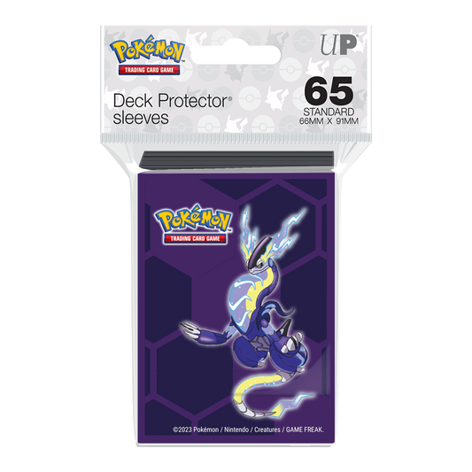 UP - Miraidon Deck Protectors for Pokemon (65 Sleeves)