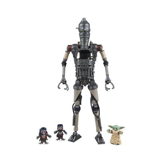 Star Wars The Black Series IG-12 & Grogu Collectible Actionfigur (6”) 2-Pack