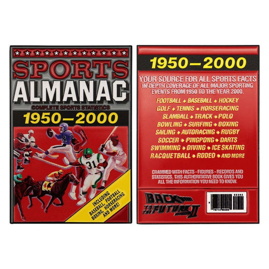 Back to the Future Limited Edition Sport Almanac Ingot