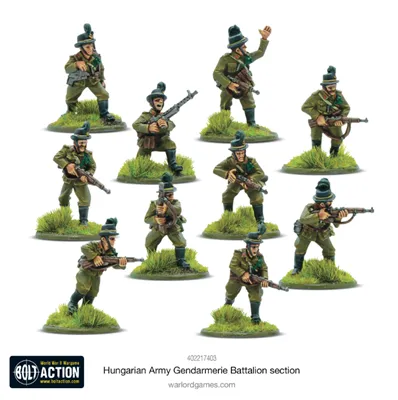 Bolt Action - Hungarian Army Gendarmerie Battalion Section - EN