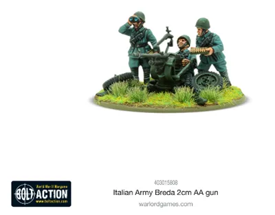 Breda 20/65 Model 1935 - Italiensk Armé 2cm AA Kanon