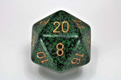 Chessex Speckled 34mm 20-Sided Dice - Golden Recon