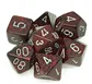 Chessex Speckled Polyhedral 7-Die Set - Silver Volcano