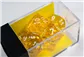 Chessex Translucent Polyhedral 7-Die Set - Yellow/white