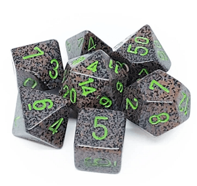 Chessex Speckled Polyhedral 7-Tärningsset - Earth