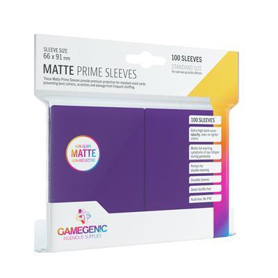 Gamegenic - Matte Prime Sleeves Purple (100 Sleeves)