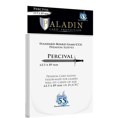 Paladin Sleeves - Percival Premium Standard Brädspel/CCG 63.5x89mm (55 Sleeves)